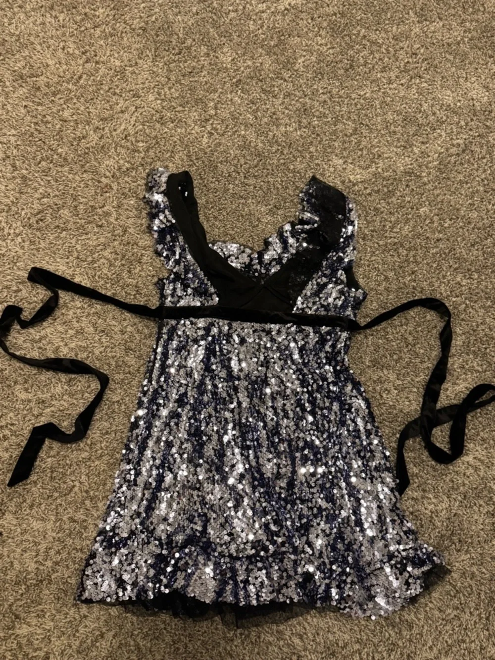 Free People Purple Siren Sequin Dress Size 6 - Picture 4 of 16